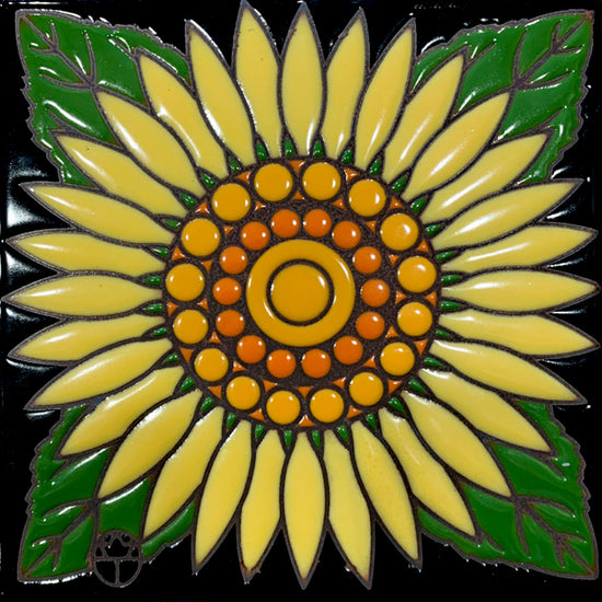 Wil Taylor Ceramic Tile - Sunflower